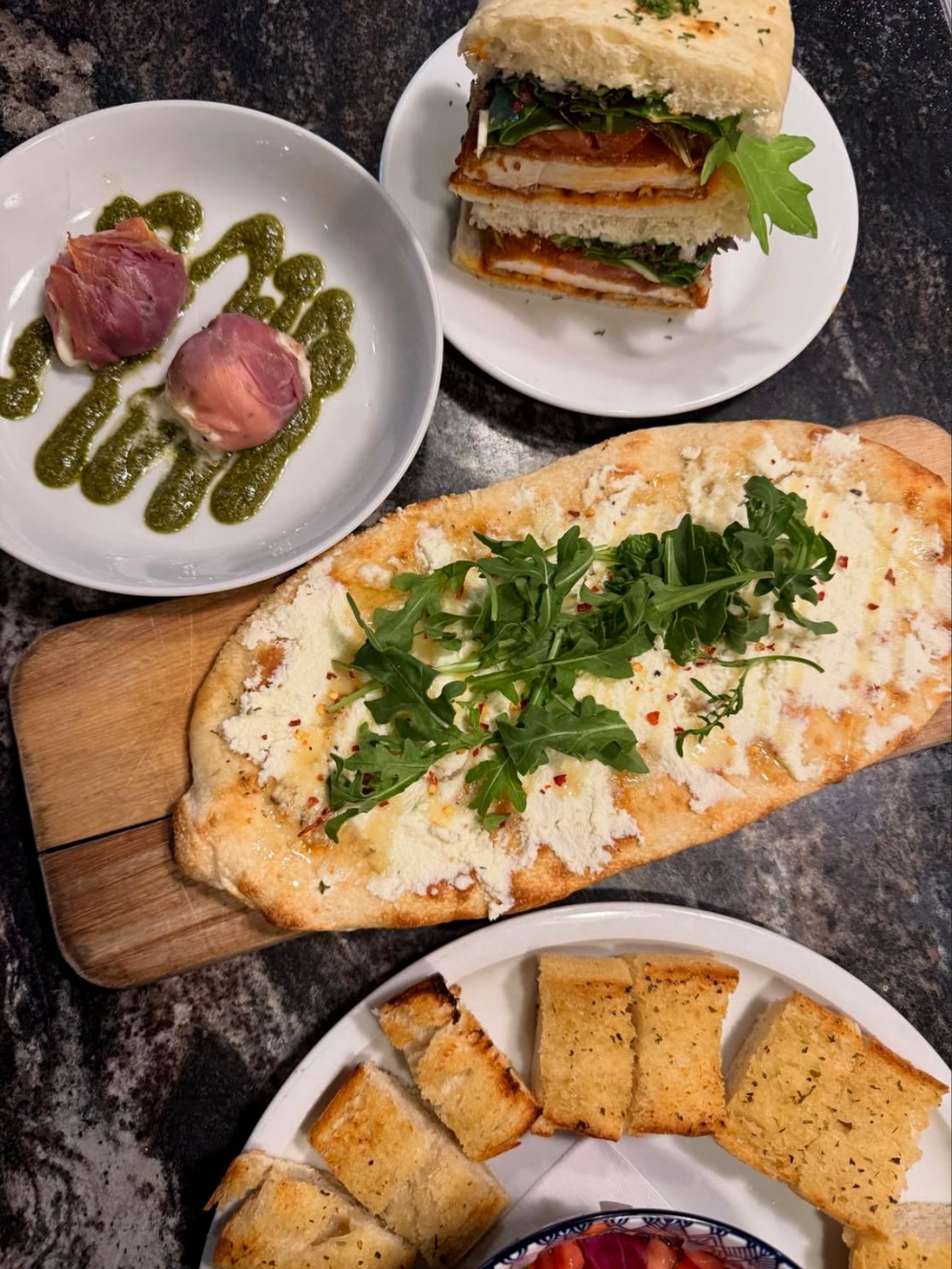 Shareable plates at Lina's