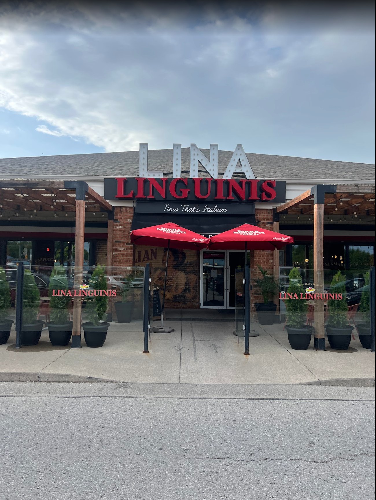 Lina Linguini's storefront in Ridley Square