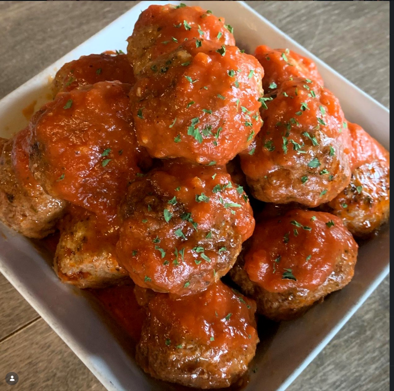 Lina's home-made meatballs
